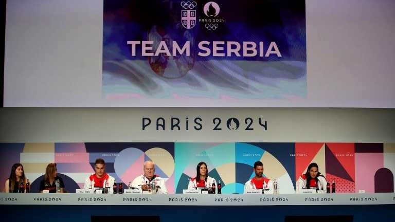 Održana konferencija za medije Olimpijskog tima Srbije u Parizu